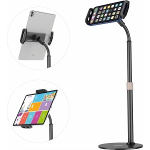 Wozinsky stand for tablet and phone on the desk black (WTHBK4) (universal)