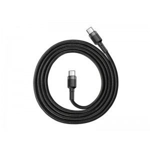 Baseus Kabel Cafule 2x USB-C QC 3A 1m PD black