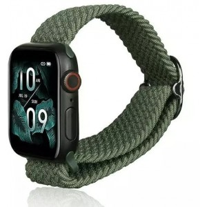 Producenttymczasowy Beline Textile smartwatch strap for Apple Watch 38/40/41mm green/green