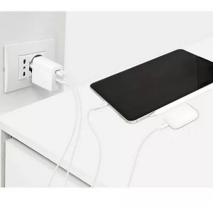 Puro Wall charger Mini FAST 1xUSB 1xUSB-C 30W white/white FMCTCUSBAC30WPDWHI