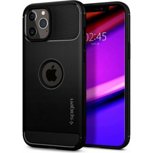 Spigen Etui Spigen Rugged Armor do Apple iPhone 12/ 12 Pro 6.1 Matte Black