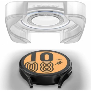 Spigen Glas.tR ”EZ-FIT” Tempered Glass 2-pack for Samsung Galaxy Watch 4 / 5 (44 mm)