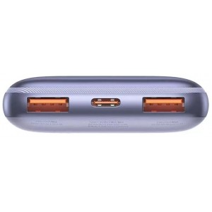 Baseus Bipow Pro Power Bank 10000mAh, 2xUSB, USB-C, 20W (purple)