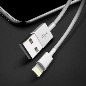 Alogy 1m Fast Charge USB to Lightning cable iPhone charging cable 20W white