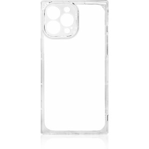 4Kom.pl Square Clear Case for iPhone 13 Pro transparent gel cover