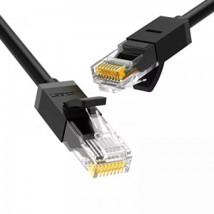 Ugreen Cable Ethernet patch cord RJ45 Cat 6 UTP 1000Mbps 10m black (20164)