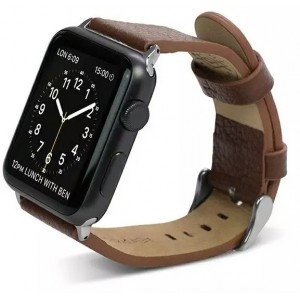 Producenttymczasowy X-Doria Lux smartwatch strap for Apple Watch 38/40/41mm brown/brown 23820