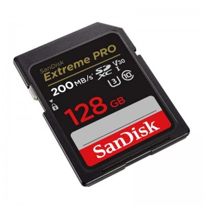 Sandisk EXTREME PRO SDXC 128GB 200/90MB/s UHS-I U3 Memory Card (SDSDXXD-128G-GN4IN)