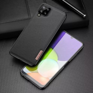 Dux Ducis Fino case cover covered with nylon material Samsung Galaxy A22 4G black