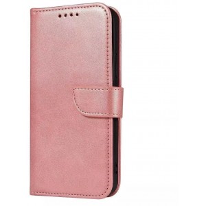 4Kom.pl Magnet Case Elegant Case Cover with Flip and Stand Function for Samsung Galaxy A03s (166.5) pink