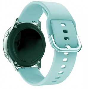 Producenttymczasowy Silicone Strap TYS wristband for smartwatch watch universal 20mm turquoise