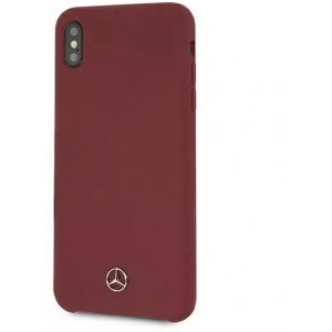 Mercedes MEHCI65SILRE protective case for Apple iPhone XS Max red/red hardcase Silicone Line