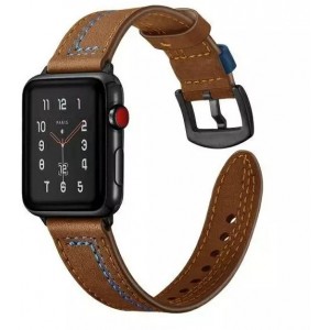 Producenttymczasowy Smart Watch Strap Universal Casual Band for 22mm brown/brown