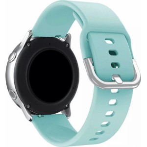 Producenttymczasowy Silicone Strap TYS wristband for smartwatch watch universal 22mm turquoise