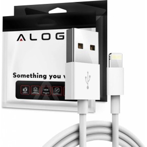 Alogy 1m Fast Charge USB to Lightning cable iPhone charging cable 20W white