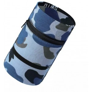 4Kom.pl Fabric armband for running fitness camo blue