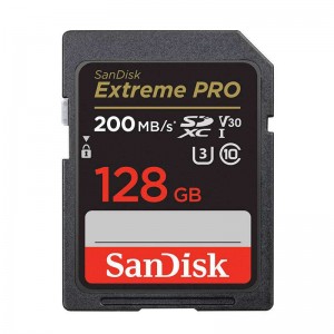 Sandisk EXTREME PRO SDXC 128GB 200/90MB/s UHS-I U3 Memory Card (SDSDXXD-128G-GN4IN)