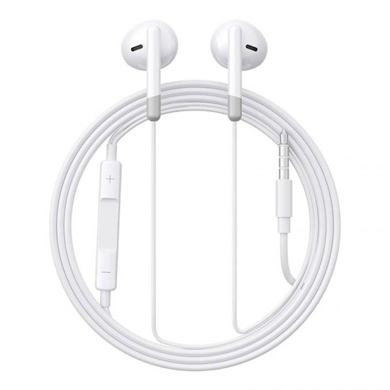 Joyroom Wired Earphones JR-EW01, Half in Ear (White)