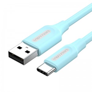 Vention USB 2.0 A to USB-C 3A Cable Vention COKSH 2m Light Blue