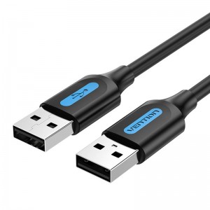 Vention USB 2.0 cable Vention COJBC 0.25m Black PVC