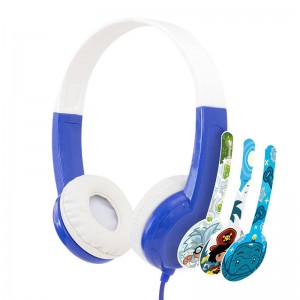 Buddyphones Wired headphones for kids Buddyphones Discover (Blue)