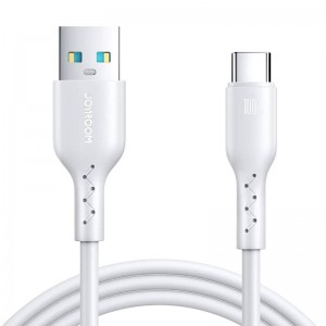 Joyroom Cable Flash Charge USB to USB-C Joyroom SA26-AC36/ 100W / 1m (white)