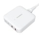 Choetech Deskop charger Choetech PD8008,  2x USB-C, 2x USB-A, GaN, 100W (white)