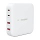 Choetech Deskop charger Choetech PD8008,  2x USB-C, 2x USB-A, GaN, 100W (white)