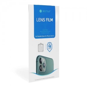 Bestsuit Nano 5D Супер Прозрачное флекси гибридное стекло для линз камеры Apple iPhone 11 Pro Прозрачный