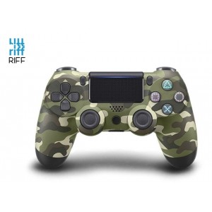 Riff DualShock 4 v2 Bezvadu Spēļu Kontrolieris priekš PlayStation PS4 / PS TV / PS Now Green camouflage