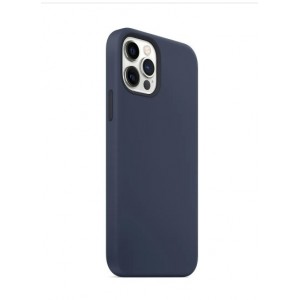 Riff Тонкий & Мягкий силиконовый чехол с мягкой подкладкой для Apple iPhone 13 Pro Max Dark Blue
