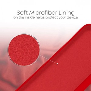Riff Тонкий & Мягкий силиконовый чехол-крышка с мягкой подкладкой для iPhone  7 / 8 / SE 2020 Red