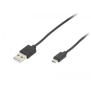 PRL Przyłącze USB A - micro B 0,85m czarne