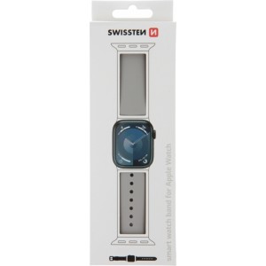 Swissten Silikona Siksniņa priekš Apple Watch 42 / 44 / 45 / 49 mm