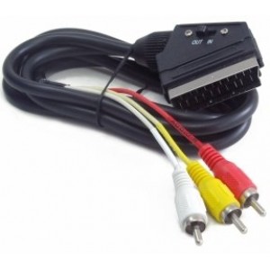 Gembird Scart IN/OUT-RCA Кабель 1.8m