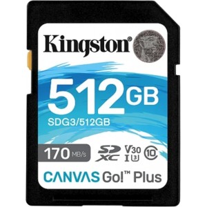 Kingston Canvas Go Plus SDXC 512GB Atmiņas karte