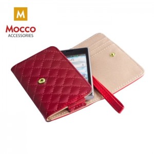 Mocco Wallet XXL Universāls Maks / Klačs Mobiliem Telefoniem (13 x 6.5 x 1 cm) Sarkans