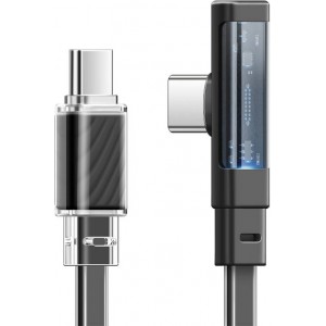 Mcdodo Cable USB-C to USB-C Mcdodo CA-3450 90 Degree 1.2m with LED (black)