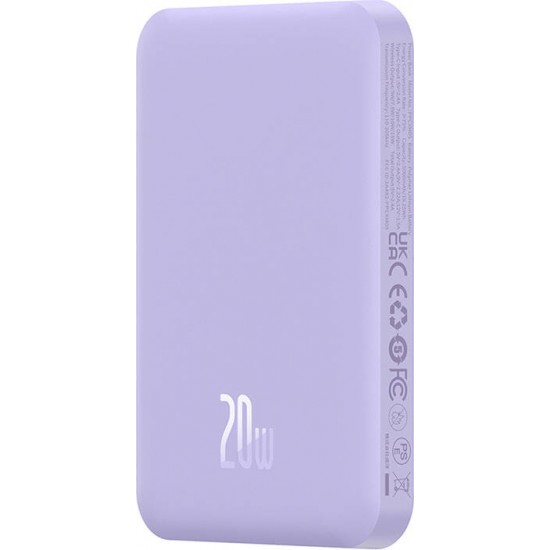 Baseus Magnetic Mini Powerbank Baseus 5000mAh 20W (purple)