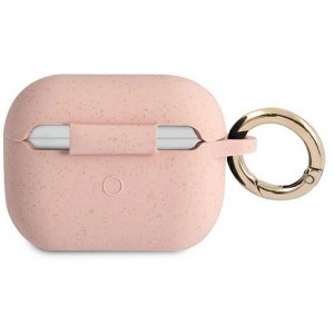 Guess GUAPSGGEP AirPods Pro cover pink/pink Silicone Glitter (universal)