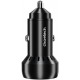 Choetech TC0014 USB-C USB-A PD 60W car charger with LED backlight - black (universal)