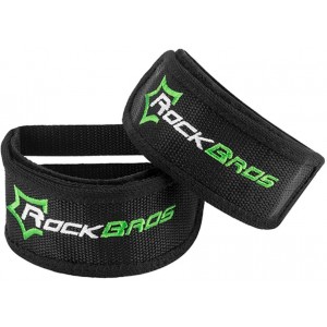 Rockbros GZT1001 bicycle pedal straps - black (universal)
