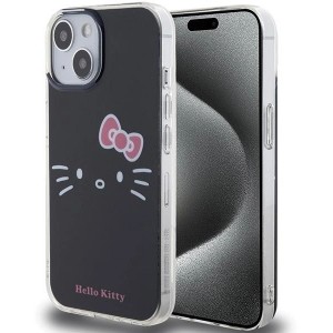 Hello Kitty IML Kitty Face case for iPhone 15 - black (universal)