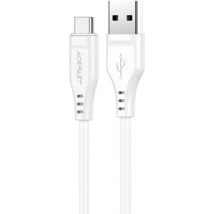 Acefast USB cable - USB Type C 1.2m, 3A white (C3-04 white) (universal)