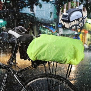 Wozinsky Universal Waterproof Rain Cover for Bike Pannier Bag or Backpack green (WBB5YW) (universal)