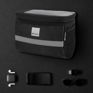 Wozinsky bike handlebar bag with phone case 2l black (WBB12BK) (universal)