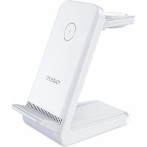 Choetech T608 15W 4in1 induction charging station - white (universal)
