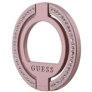Guess MagSafe Ring stand GUMRSALDGP pink/pink Rhinestone (universal)