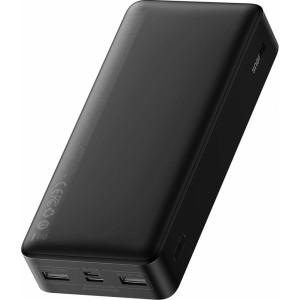 Baseus Bipow fast charging powerbank 20000mAh 15W black (Overseas Edition) + USB-A - Micro USB cable 0.25m black (PPBD050101) (universal)
