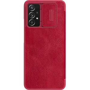 Nillkin Qin leather holster case for Samsung Galaxy A73 red (universal)
